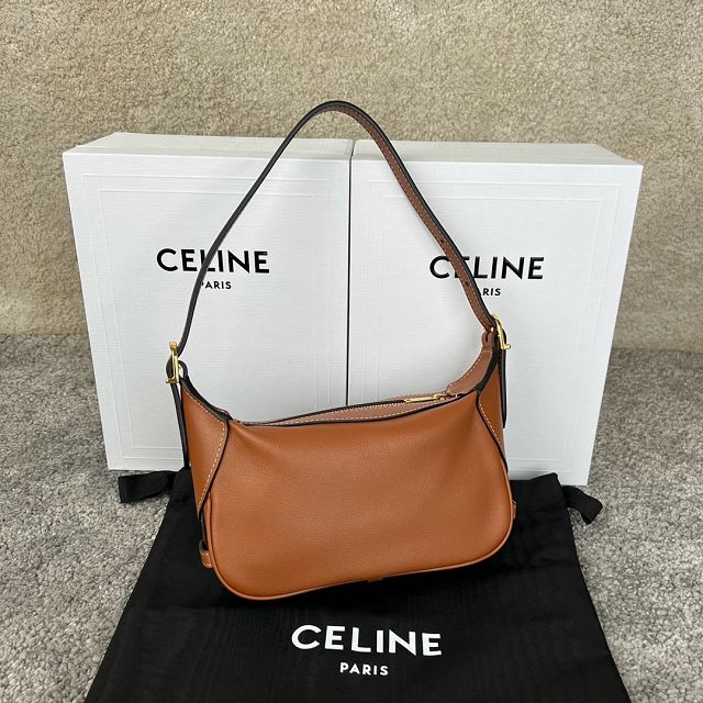 Celine original calfskin mini romy bag 10K123 tan