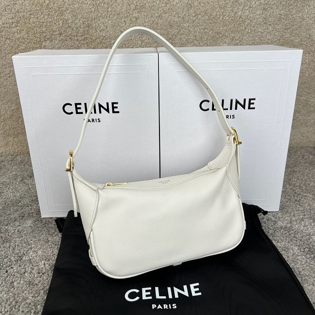 Celine original calfskin mini romy bag 10K123 white