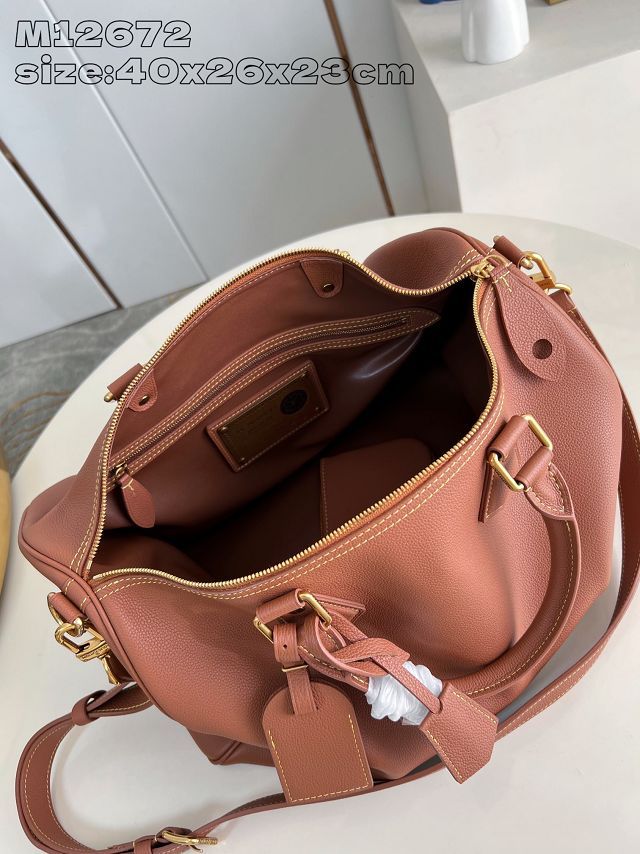 Louis vuitton original calfskin speedy P9 40 M12672 brown