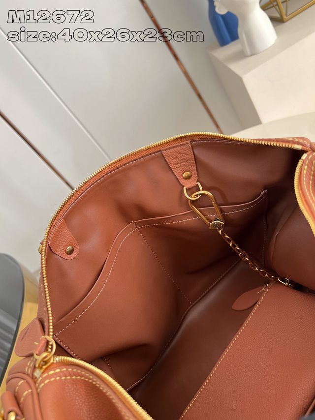 Louis vuitton original calfskin speedy P9 40 M12672 brown