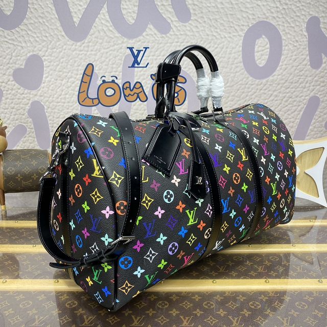 Louis vuitton original monogram canvas keepall 50 M13745