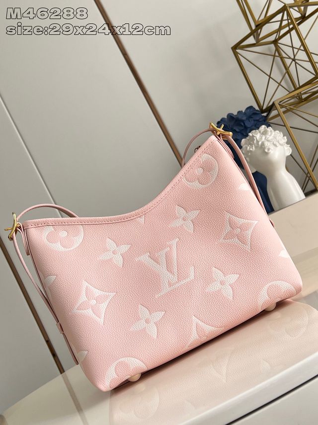 Louis vuitton original calfskin carryAll pm M46288 light pink