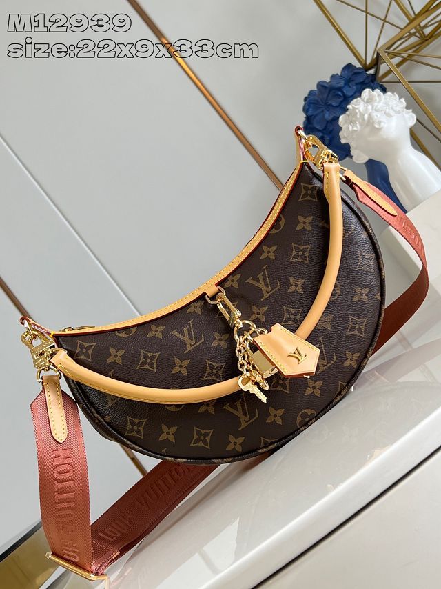 Louis vuitton original monogram canvas looping handbag M12939