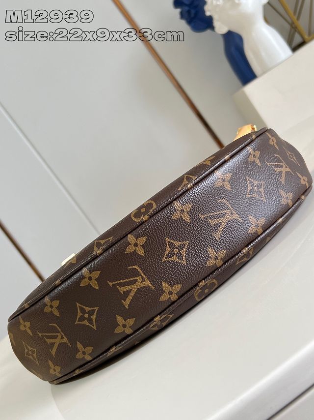 Louis vuitton original monogram canvas looping handbag M12939