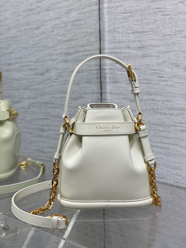 Dior original calfskin cest bag M2271 white