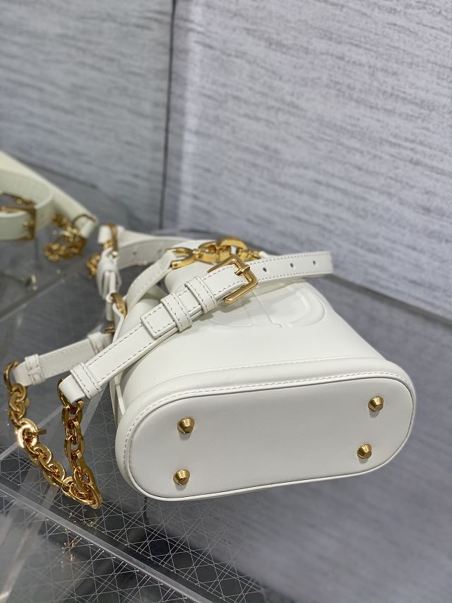 Dior original calfskin cest bag M2271 white