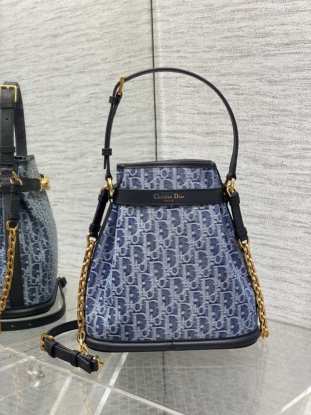 Dior original denim cest bag M2271 blue