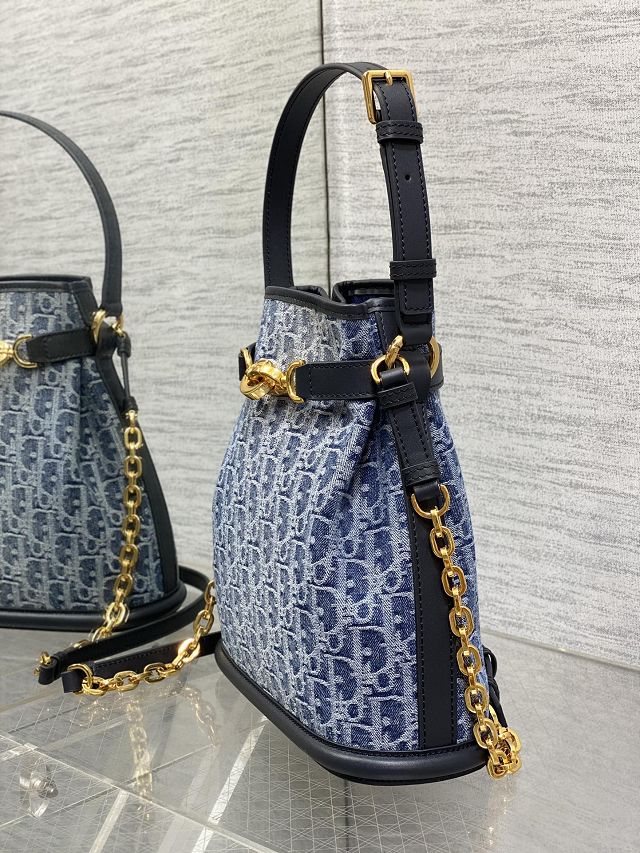 Dior original denim cest bag M2271 blue