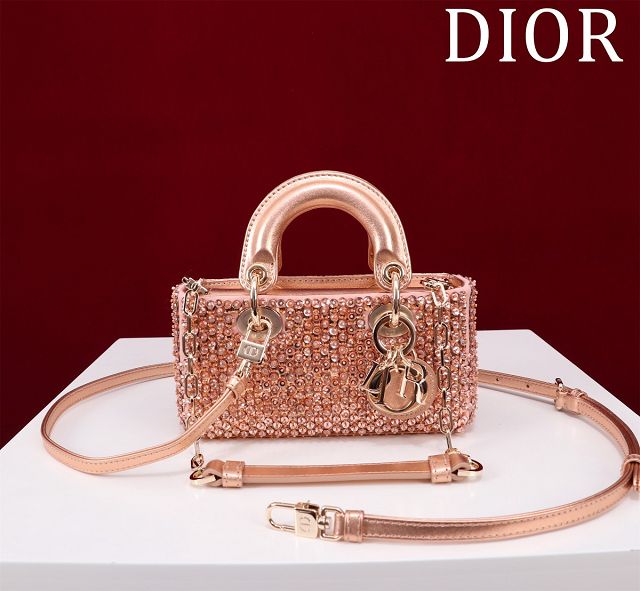 Dior original lambskin lady D-Joy micro bag S0910-2