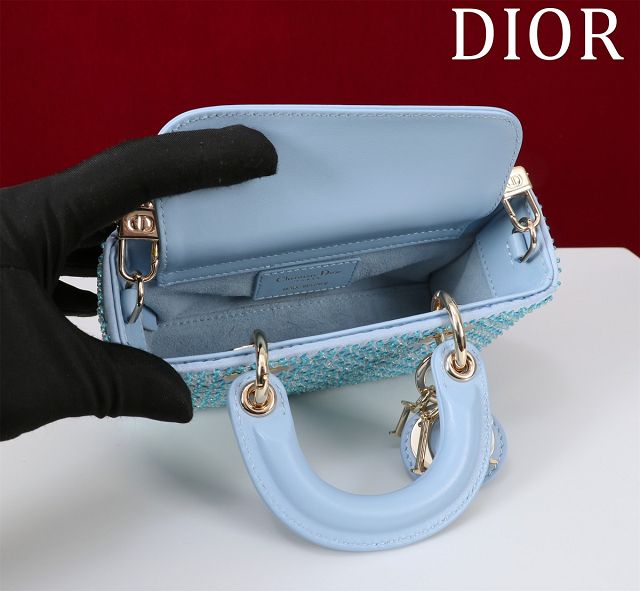 Dior original lambskin lady D-Joy micro bag S0910-2