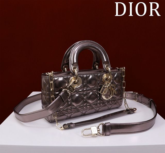 Dior original lambskin small lady D-Joy bag M0613 brozen