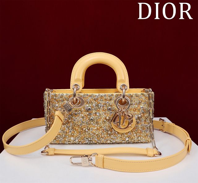 Dior original lambskin small lady D-Joy bag M0613-2