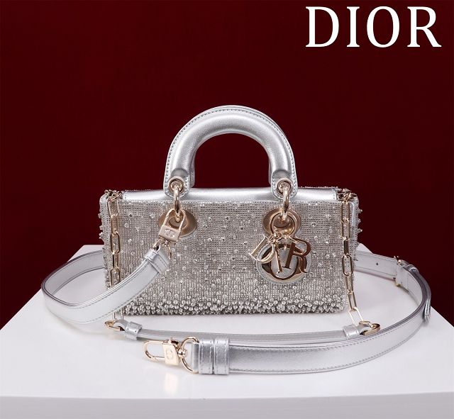 Dior original lambskin small lady D-Joy bag M0613-2