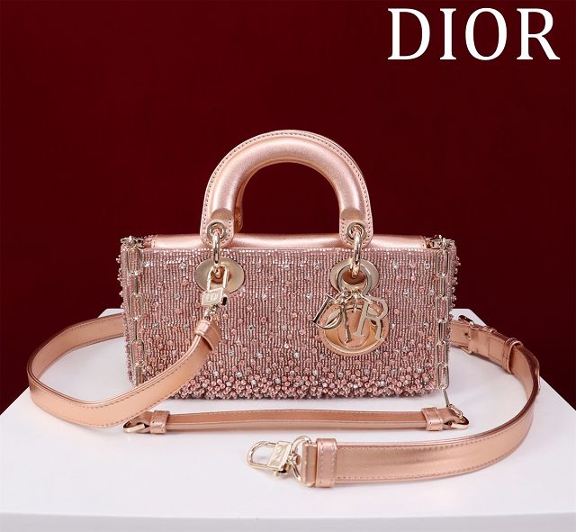 Dior original lambskin small lady D-Joy bag M0613-2