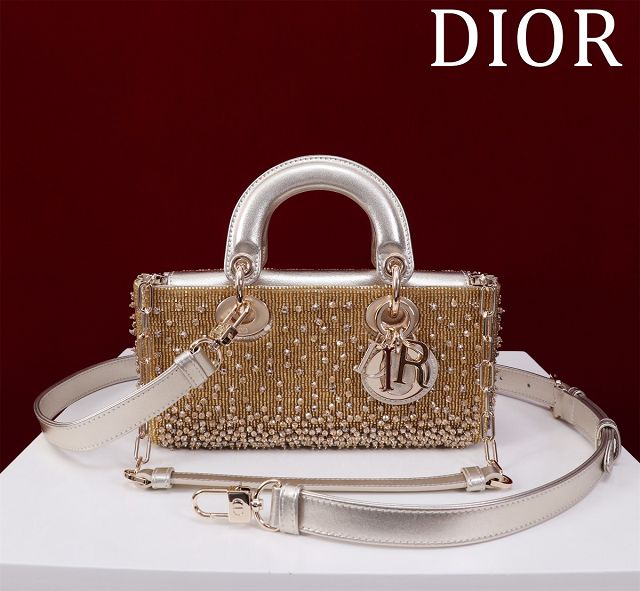 Dior original lambskin small lady D-Joy bag M0613-2