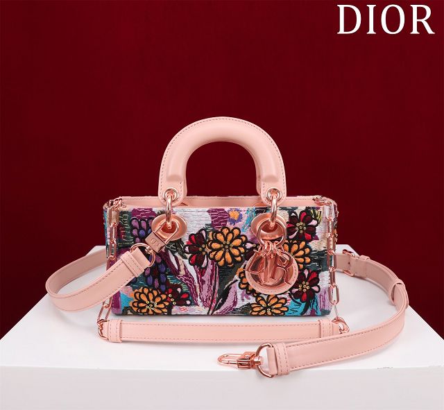 Dior original lambskin small lady D-Joy bag M0613-2