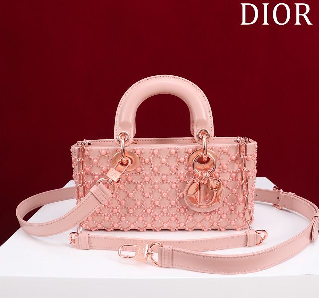 Dior original lambskin small lady D-Joy bag M0613-2