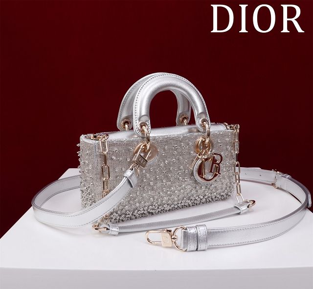 Dior original lambskin small lady D-Joy bag M0613-2