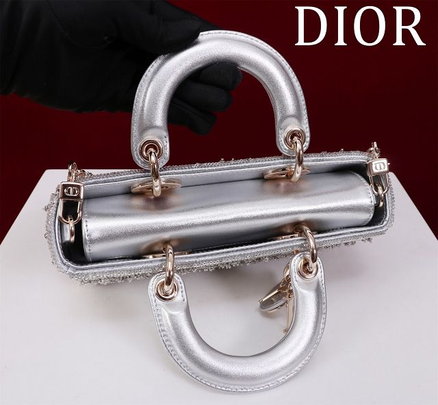 Dior original lambskin small lady D-Joy bag M0613-2