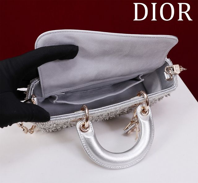 Dior original lambskin small lady D-Joy bag M0613-2