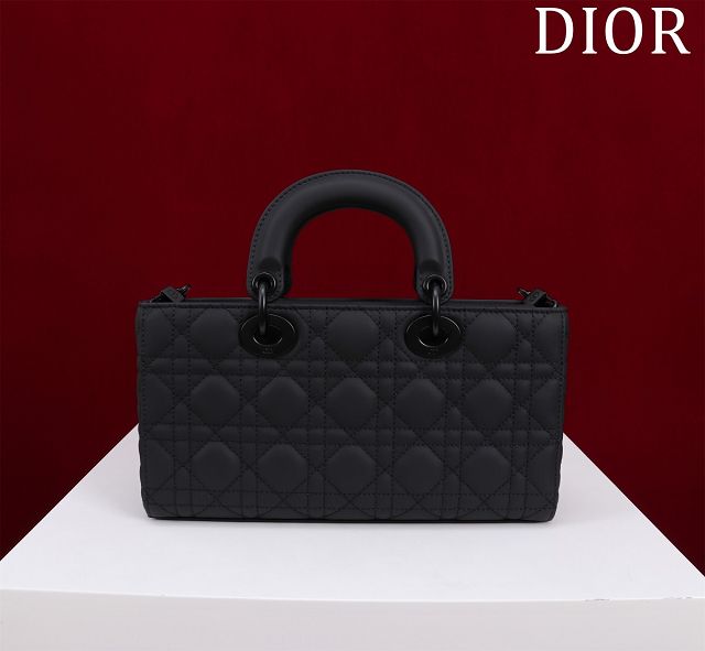 Dior original lambskin medium lady D-Joy bag M0540 allblack