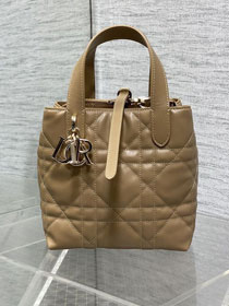 Dior original calfskin small toujours vertical tote bag M2835 tan