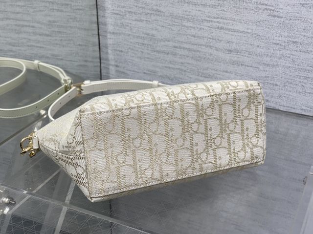 Dior original cotton DiorTravel nomad pouch S5554 white