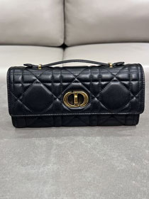 Dior original lambskin miss caro top handle pouch S5221