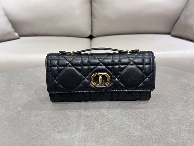 Dior original lambskin miss caro top handle pouch S5221