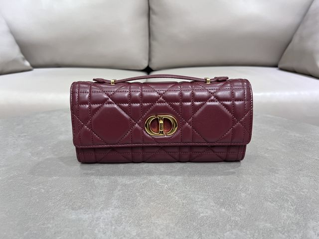 Dior original lambskin miss caro top handle pouch S5221