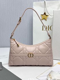 Dior original calfskin 30 montaigne cigale mini bag S2381 light pink