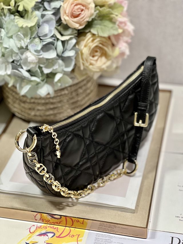 Dior original lambskin lounge chain bag M9080 black