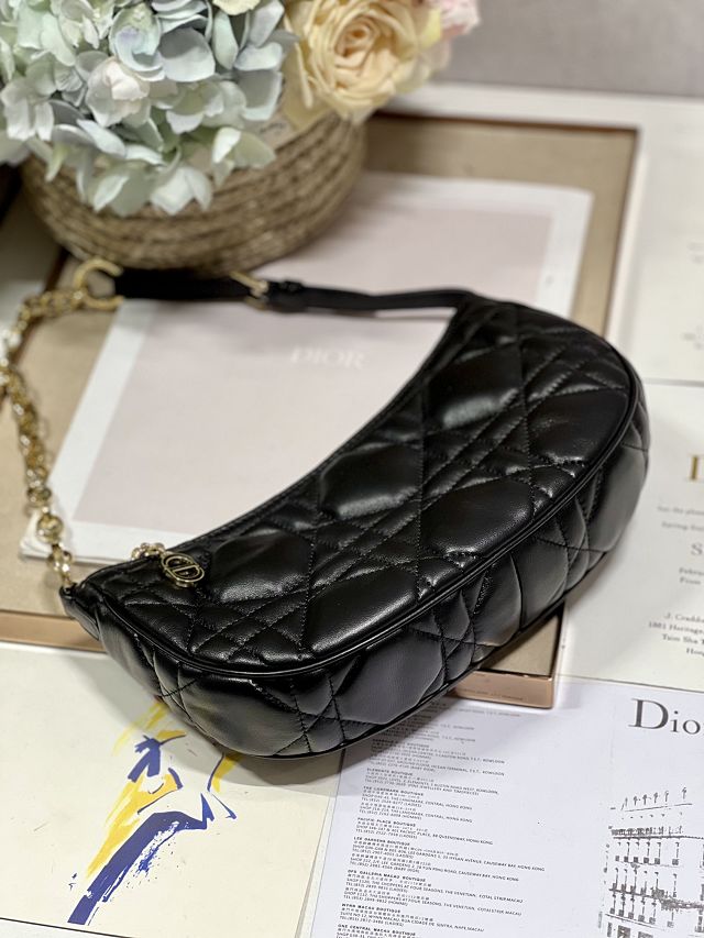 Dior original lambskin lounge chain bag M9080 black