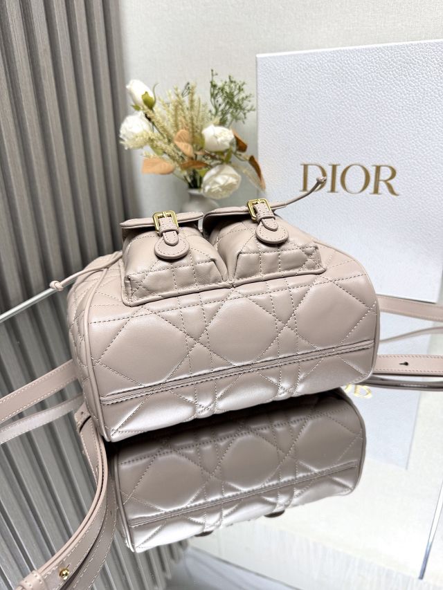 Dior original lambskin medium caro backpack M6301 beige