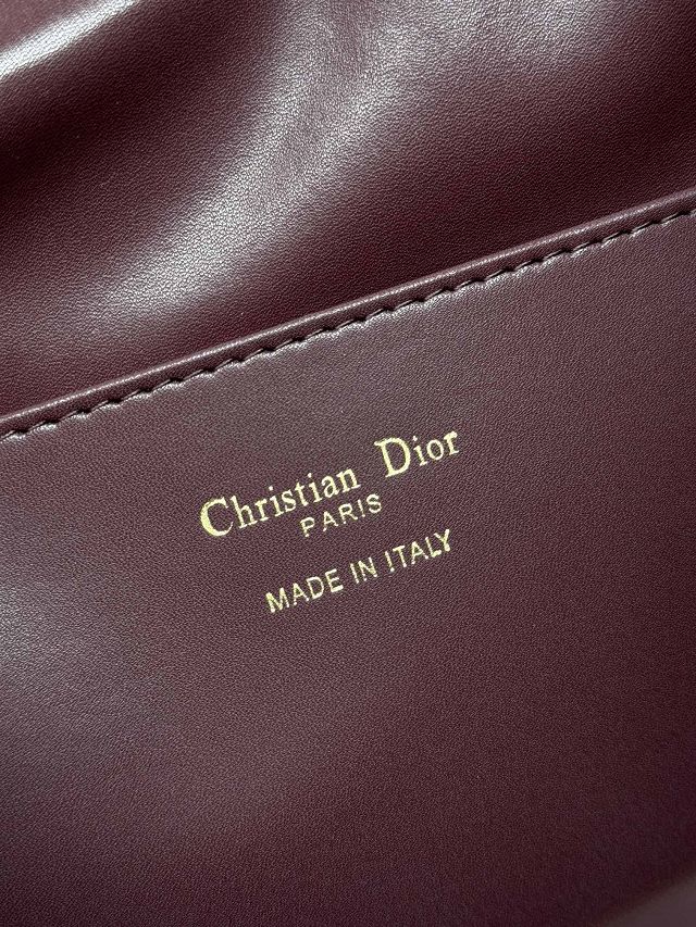 Dior original lambskin medium caro backpack M6301 bordeaux