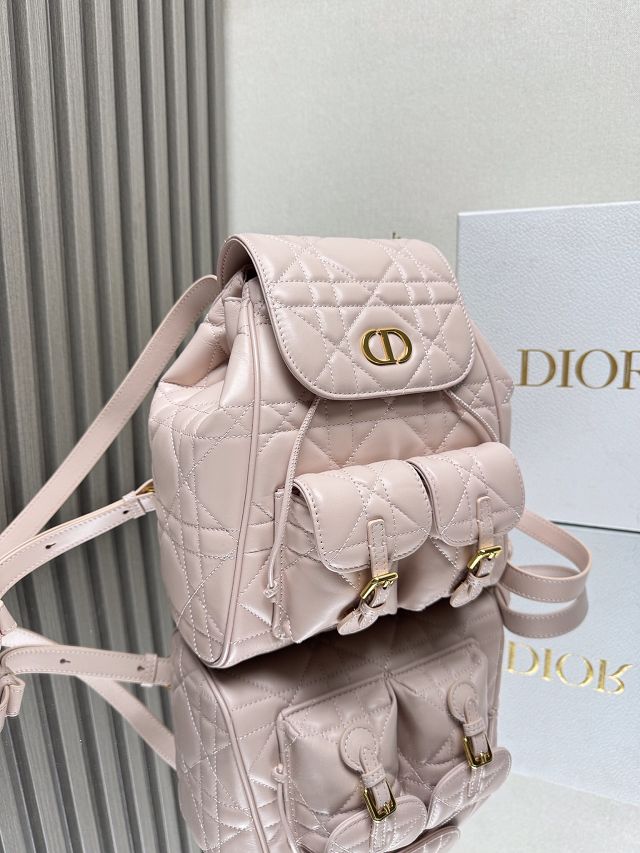 Dior original lambskin medium caro backpack M6301 light pink