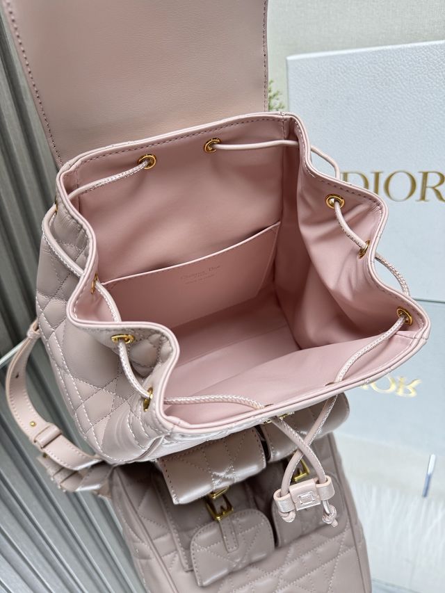 Dior original lambskin medium caro backpack M6301 light pink