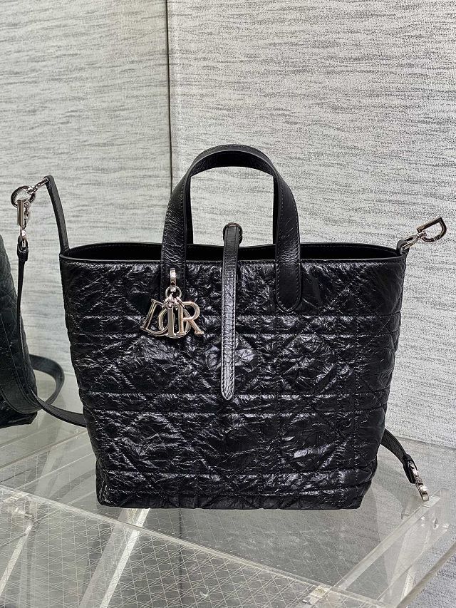 Dior original aged calfskin medium toujours bag M2821 black