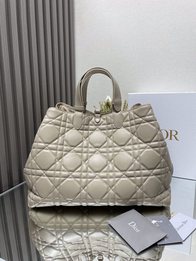 Dior original calfskin large toujours bag M2820 beige