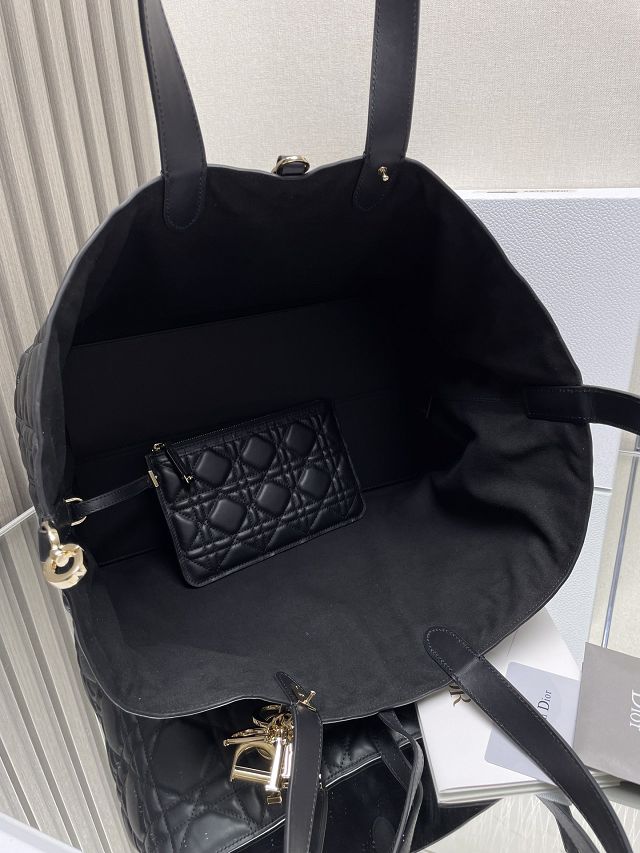 Dior original calfskin large toujours bag M2820 black