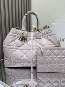 Dior original calfskin large toujours bag M2820 light pink