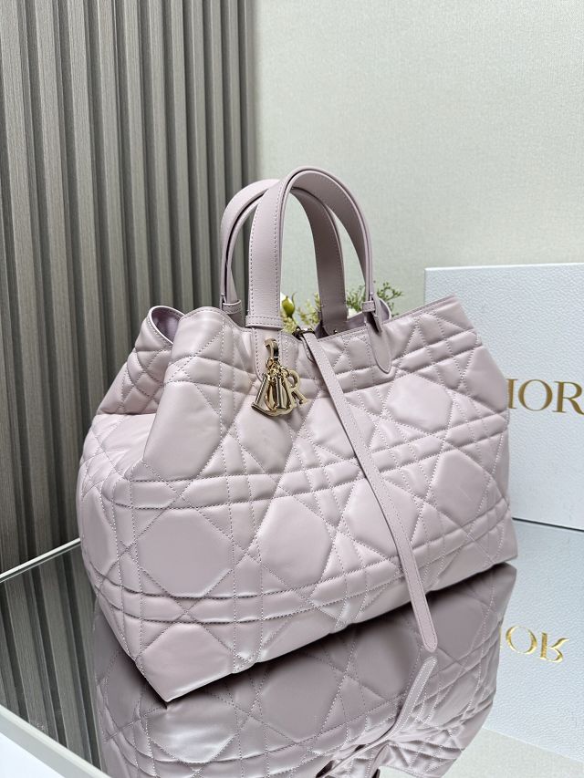 Dior original calfskin large toujours bag M2820 light pink