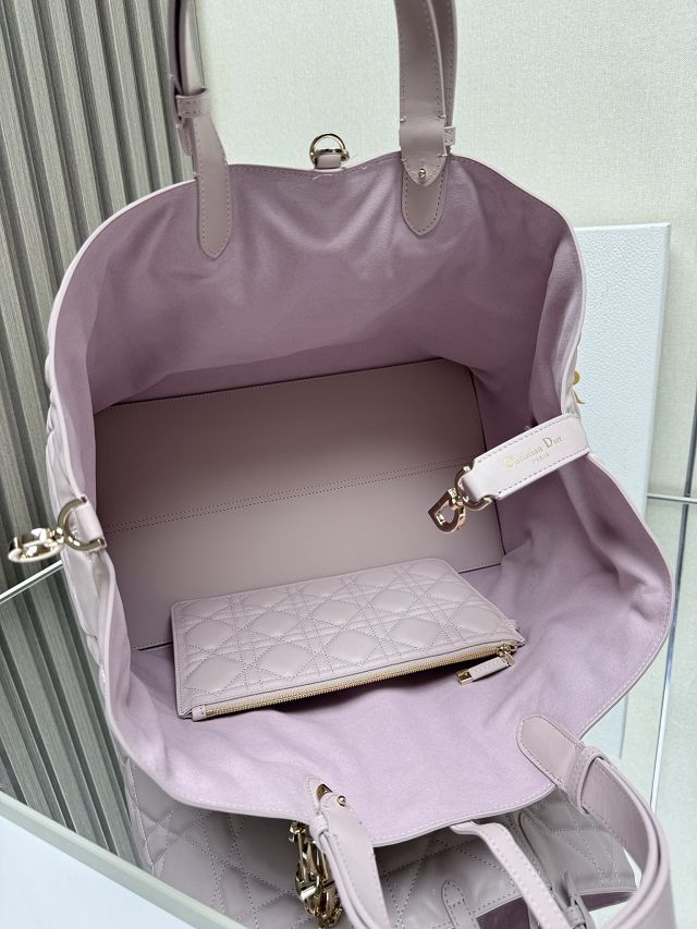 Dior original calfskin large toujours bag M2820 light pink