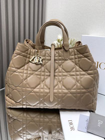 Dior original calfskin large toujours bag M2820 tan