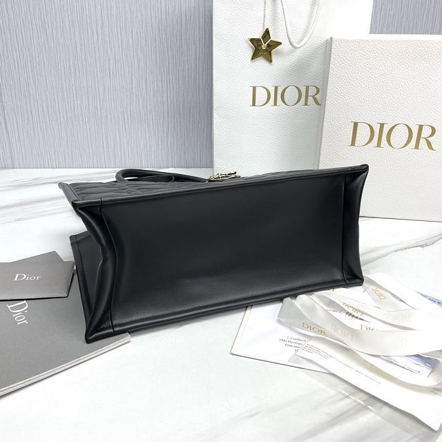 Dior original calfskin medium book tote bag M1324 black