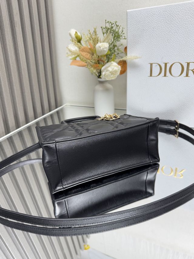 Dior original calfskin mini book tote bag S5573 black