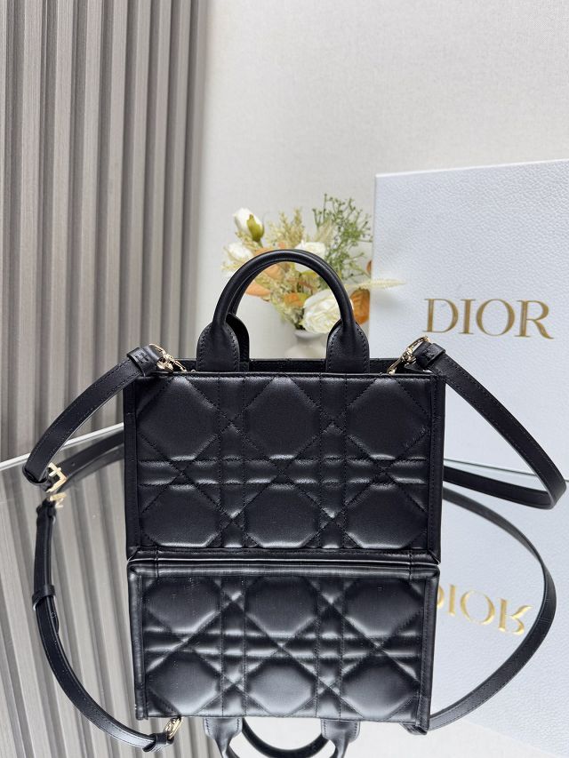 Dior original calfskin mini book tote bag S5573 black