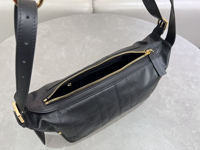 Dior original calfskin small D-Journey bag M2416 black