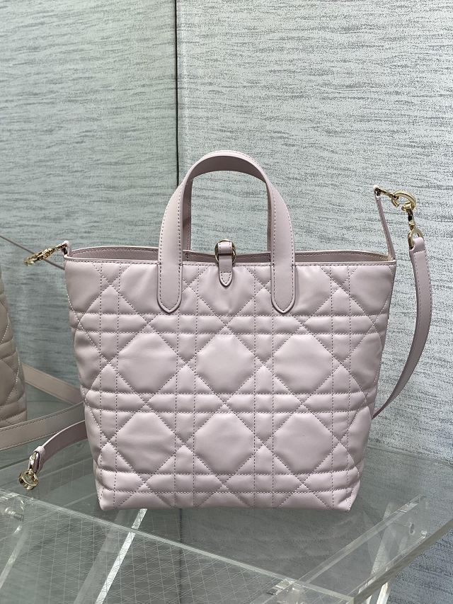 Dior original calfskin medium toujours bag M2821 light pink