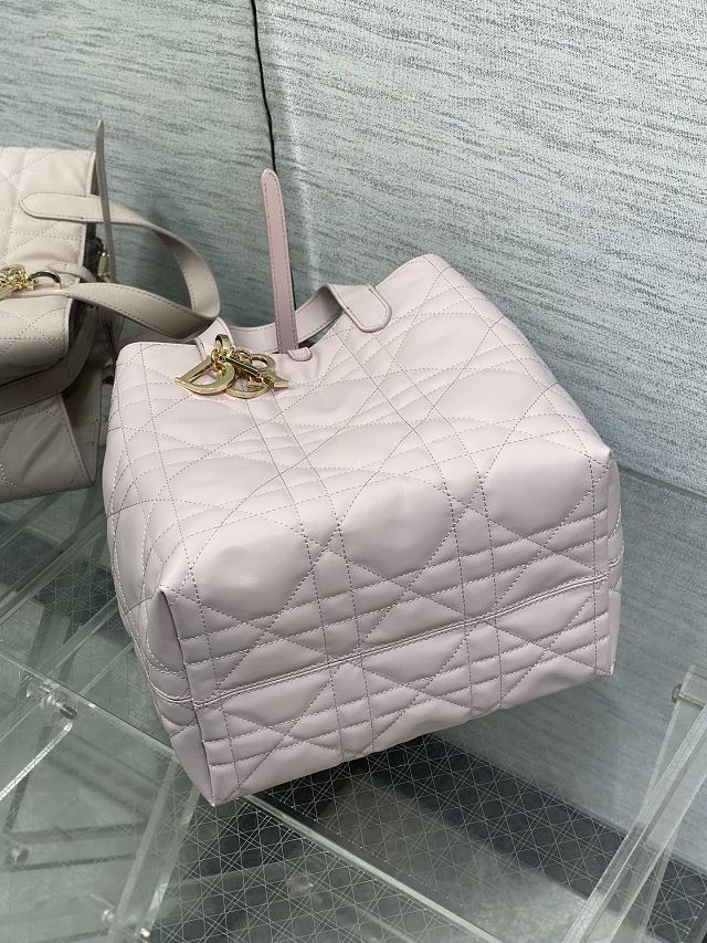 Dior original calfskin medium toujours bag M2821 light pink